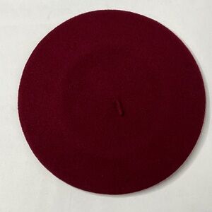 Kangol Burgundy 100% Wool Beret Vintage